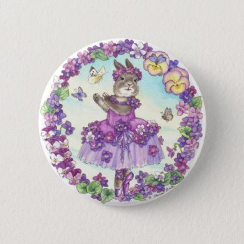 Sweet Violet Button by ballerinabunny at Zazzle
