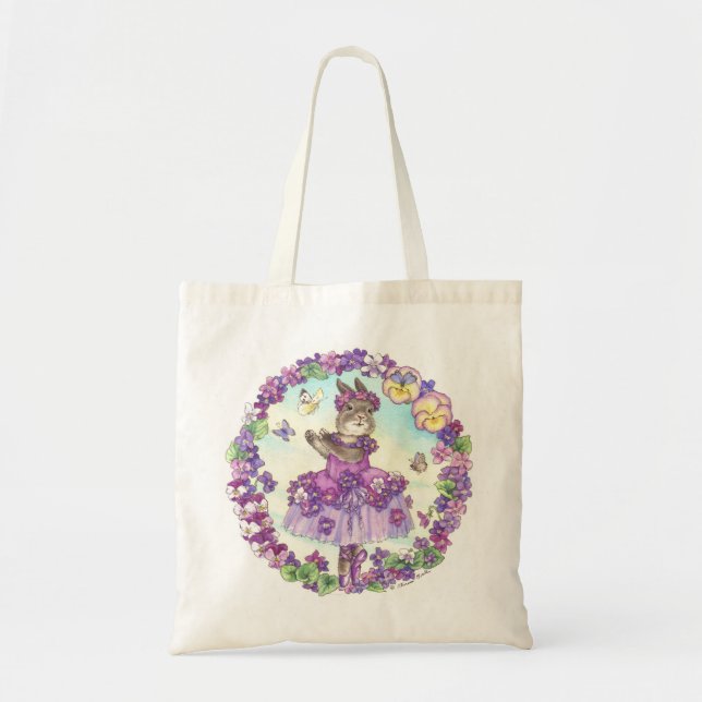 Sweet Violet Tote Bag (Front)