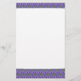 Sweet Violets Stationery, Notepaper Stationery