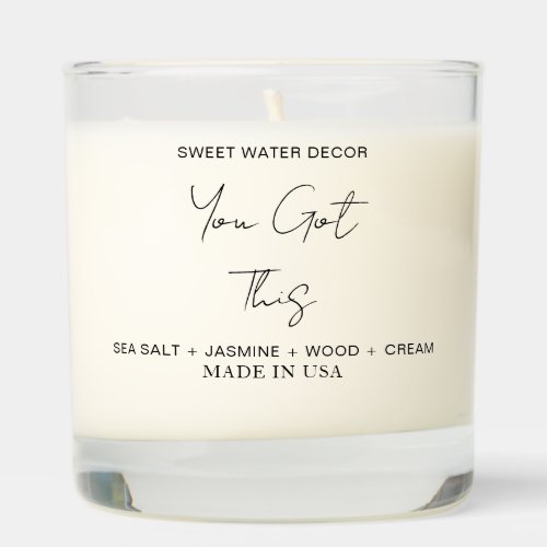 Sweet Water Decor You Got This Encouragement Women Scented Candle