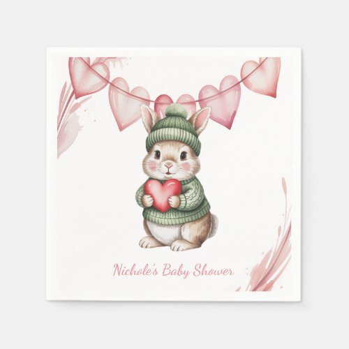 Sweet Watercolor Bunny Baby Shower