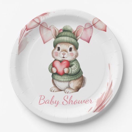 Sweet Watercolor Bunny Baby Shower