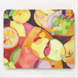 Sweet Watercolor Fruits Mouse Pad