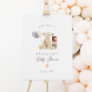 Sweet Watercolor Lamb Toy Baby Shower Welcome Sign