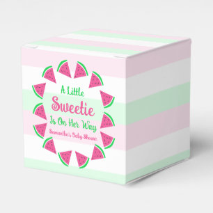 Sweet Watermelon Baby Shower Favor Boxes