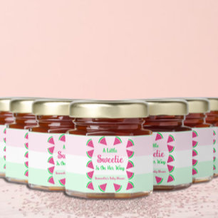 Sweet Watermelon Baby Shower Honey Jar Favors
