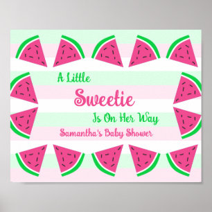 Sweet Watermelon Baby Shower Poster