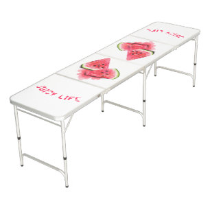 Sweet Watermelon Beer Pong Table - Custom Text