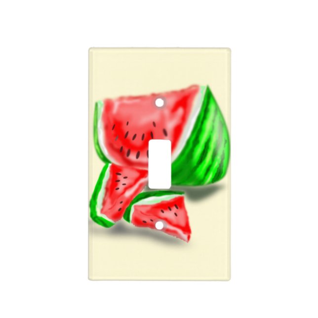 Sweet Watermelon Kitchen Light Switch Cover (Front)