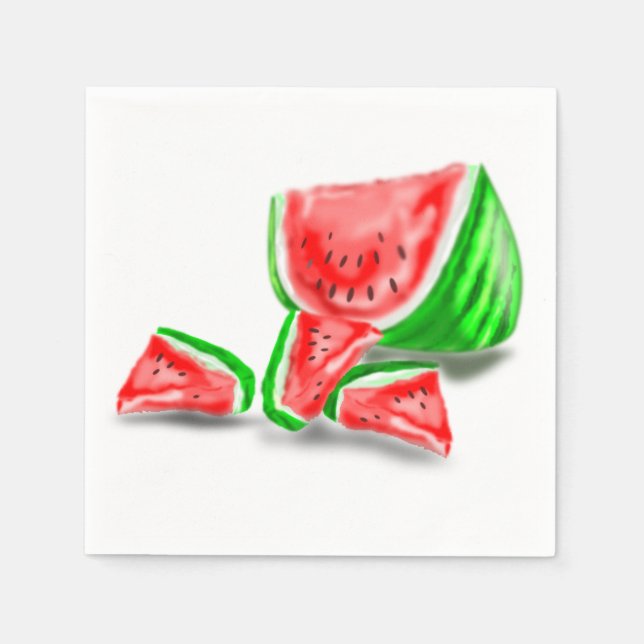 Sweet Watermelon Napkins (Front)