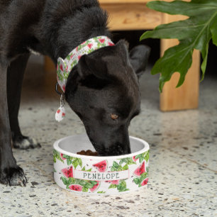 Sweet Watermelon Pattern   Monogram Bowl