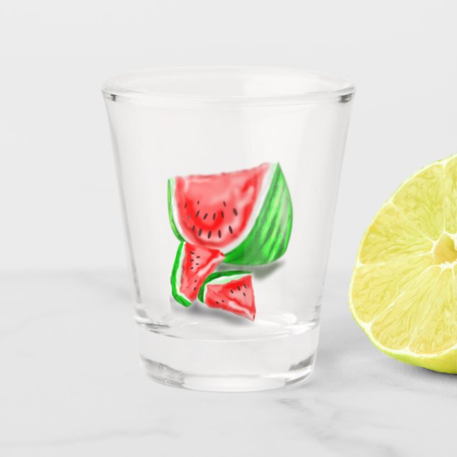 Sweet Watermelon Shot Glass (Front)