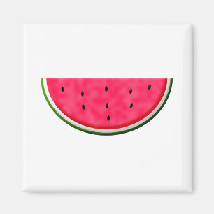 Sweet Watermelon Slice Drawing Magnet