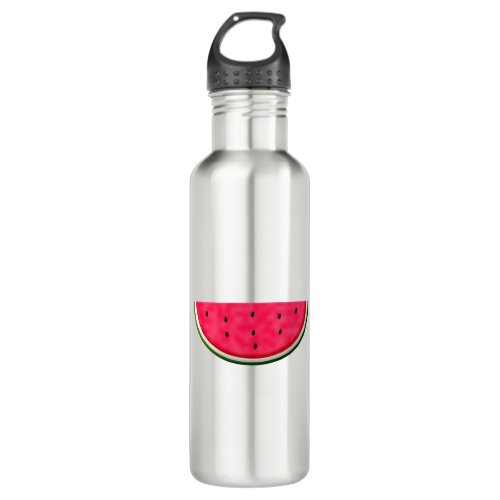 Sweet Watermelon Slice Drawing Stainless Steel Water Bottle