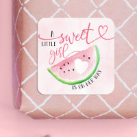Sweet Watermelon Watercolor Baby Shower