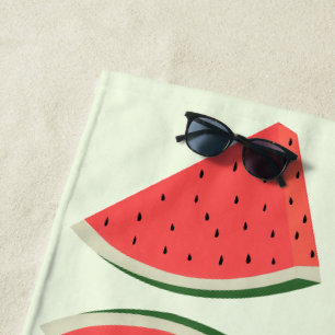 Sweet Watermelons Beach Towel - Custom Colors