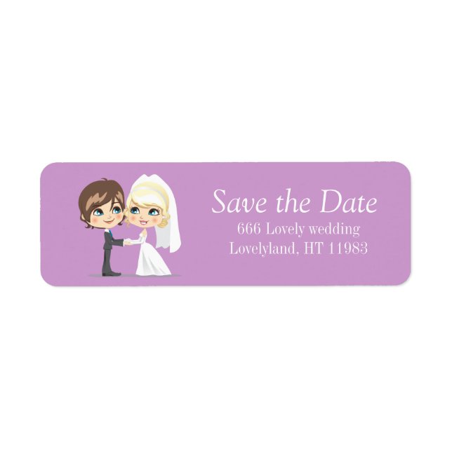 Sweet Wedding Day Label (Front)