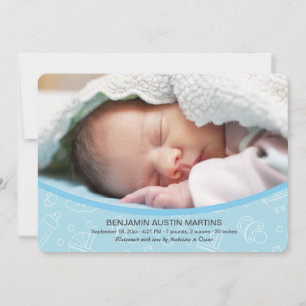 Sweet Welcome Photo Birth Announcement