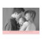 Sweet Welcome Two Photo Modern Birth Announcement