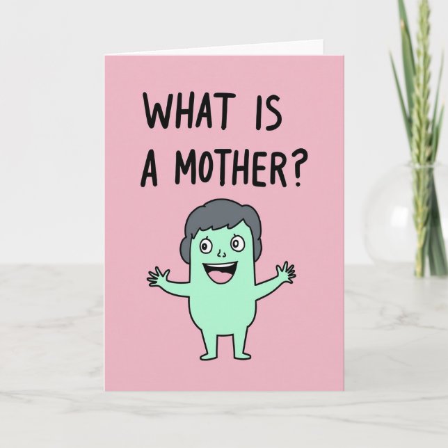 Sweet What Is Mother Art Card (Front)