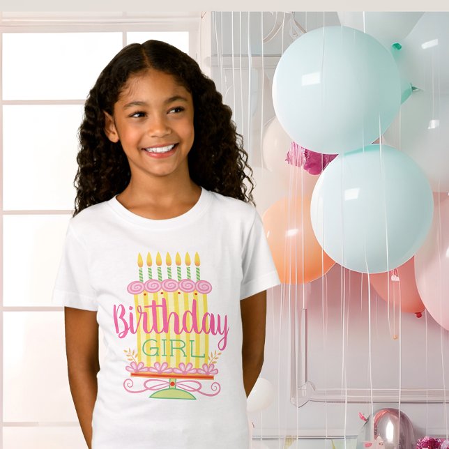 Sweet Whimsical Birthday Girl T-Shirt (Creator Uploaded)