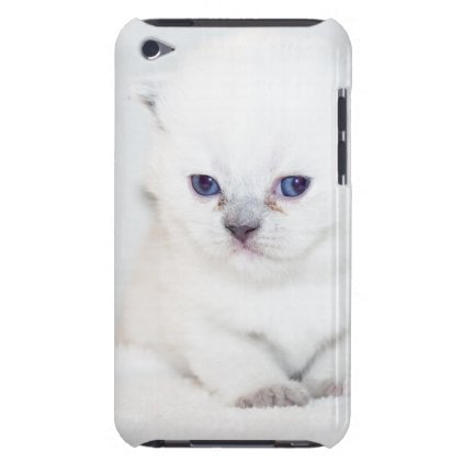 Sweet white Kitten Barely There iPod Case