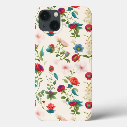 Sweet Wildflowers iPhone 13 Case