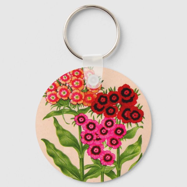 sweet william keychain (Front)