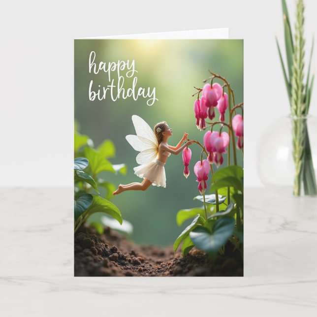 Sweet Winged Birthday Card (Front)