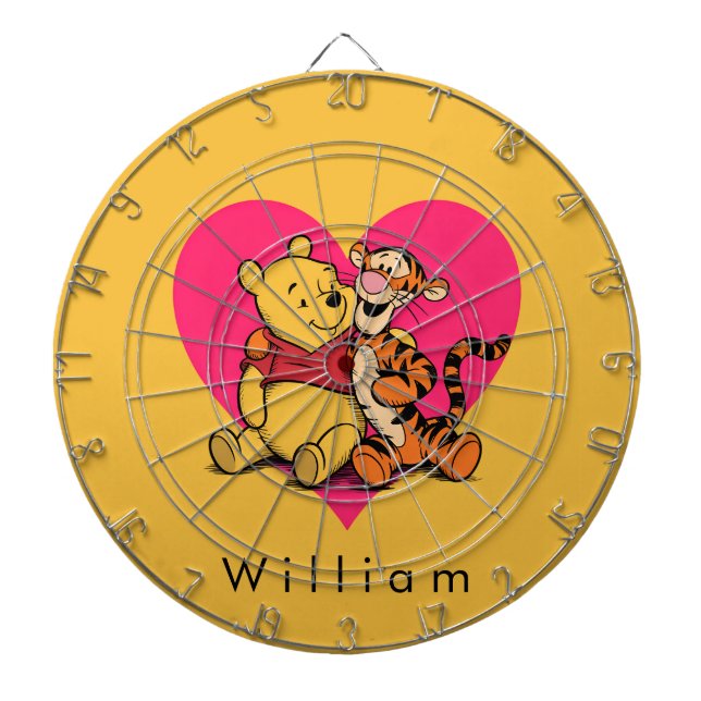 Sweet Winnie the Pooh & Tigger Dart Board (Front)