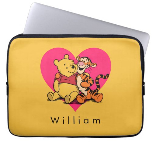 Sweet Winnie the Pooh &amp; Tigger Laptop Sleeve