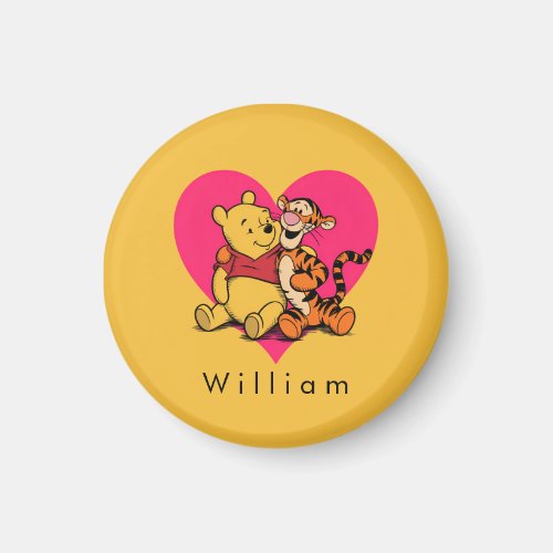 Sweet Winnie the Pooh &amp; Tigger Magnet