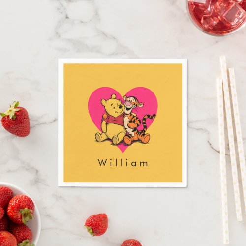 Sweet Winnie the Pooh &amp; Tigger Napkins