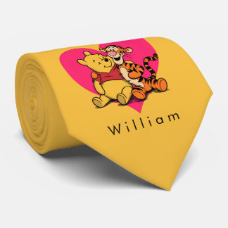 Sweet Winnie the Pooh & Tigger Neck Tie
