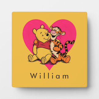 Sweet Winnie the Pooh & Tigger Plaque