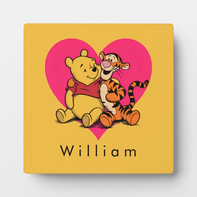 Sweet Winnie the Pooh & Tigger Plaque (Front)