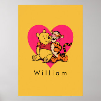 Sweet Winnie the Pooh & Tigger Poster