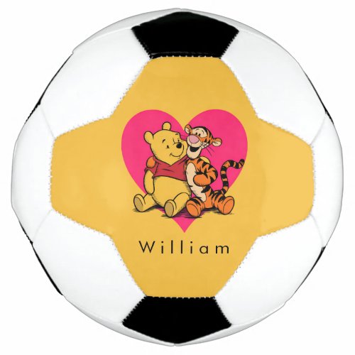 Sweet Winnie the Pooh & Tigger Soccer Ball