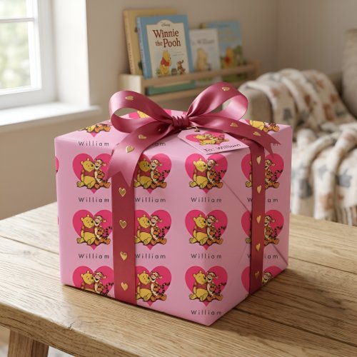 Sweet Winnie the Pooh &amp; Tigger Wrapping Paper