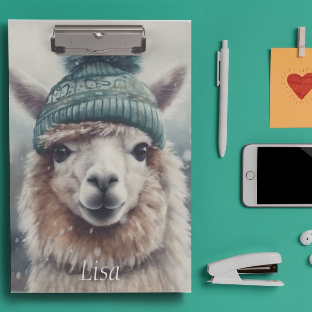 Sweet Winter Alpaca, custom Clipboard (Creator Uploaded)