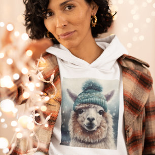 Sweet Winter Alpaca, custom T-Shirt