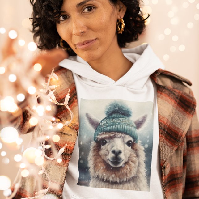 Sweet Winter Alpaca, custom T-Shirt (Creator Uploaded)
