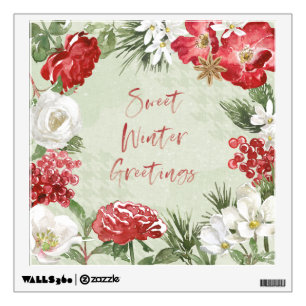 Sweet Winter Greetings Wall Decal