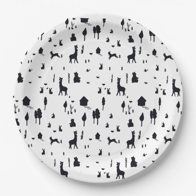 Sweet winter paper plates (Front)