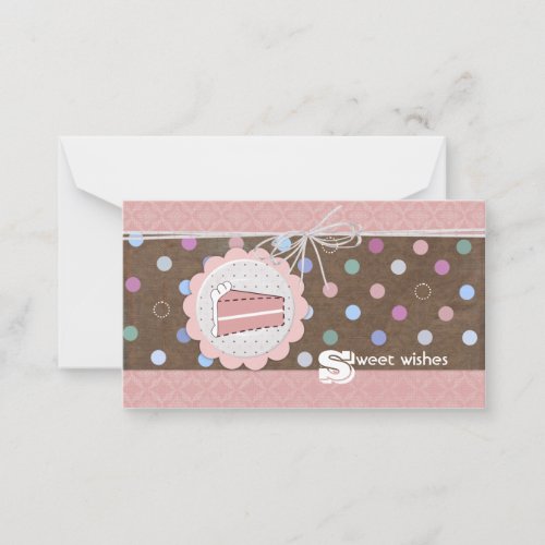Sweet Wishes Cakes Business Cards