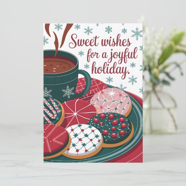 Sweet Wishes - Christmas Card (Standing Front)