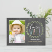 Sweet Wishes Easter Photo Cards (Standing Front)