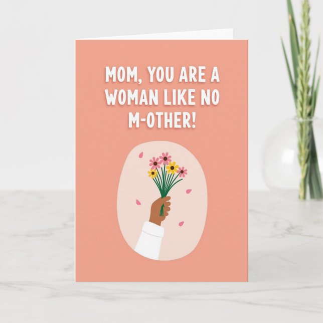 Sweet Woman Mothers Day Card (Front)
