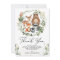 Sweet Woodland Animals Soft Greenery Gold Shower