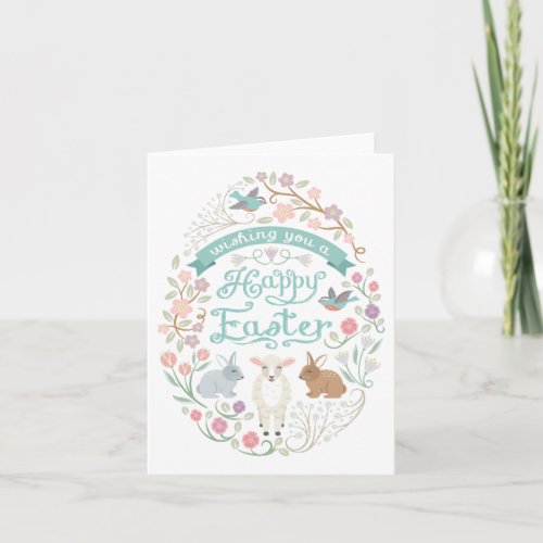 Sweet Woodland Easter Egg Card